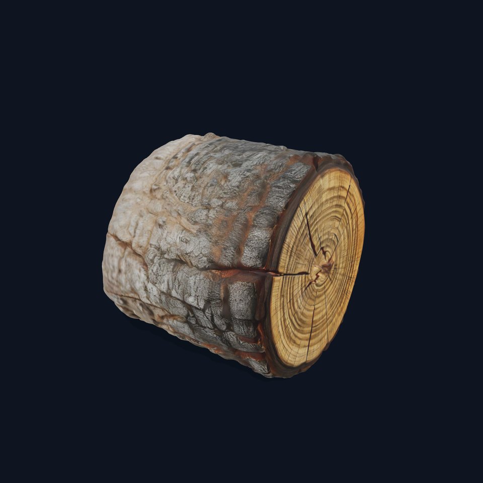 Rustic Tree Trunk model pack